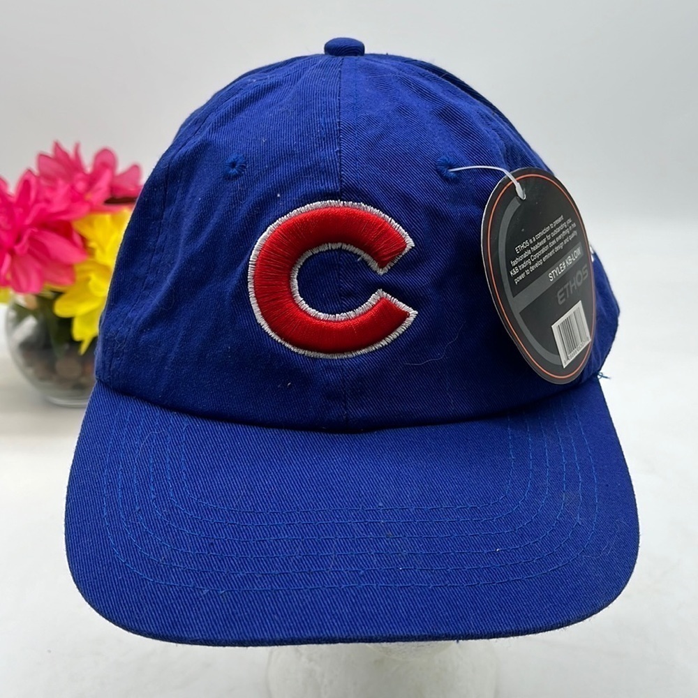 Cubs NWT Blue Ethos Baseball Hat Adjustable HT3289B